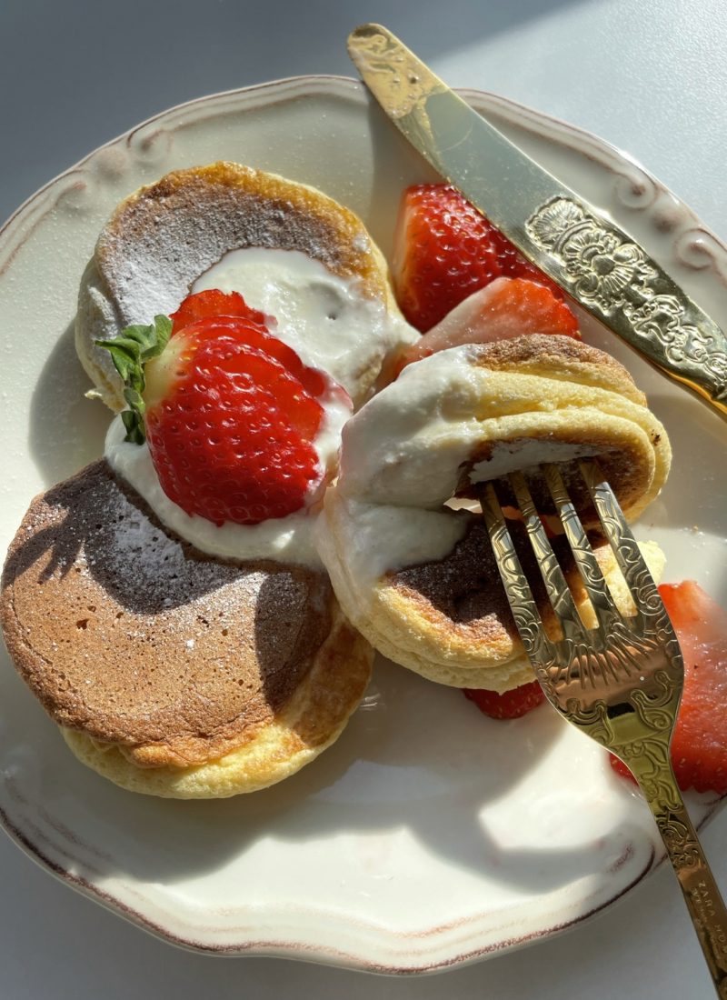 Fluffy Japanese Style Soufflé Pancakes