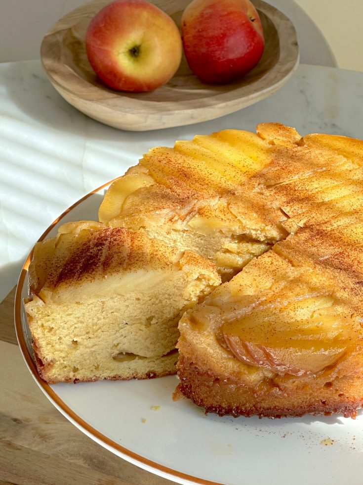 How to make Apple Caramel Upside Down Cake